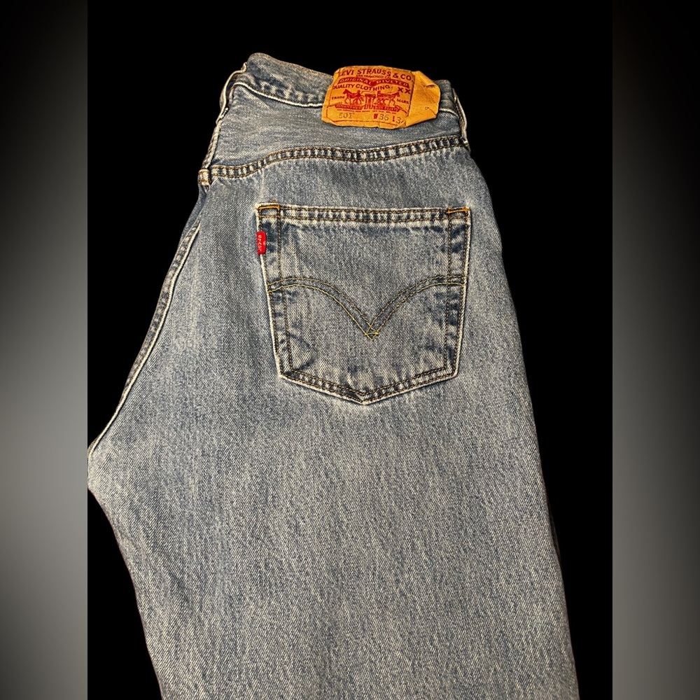 Levi’s 501 Light Blue Denim jeans